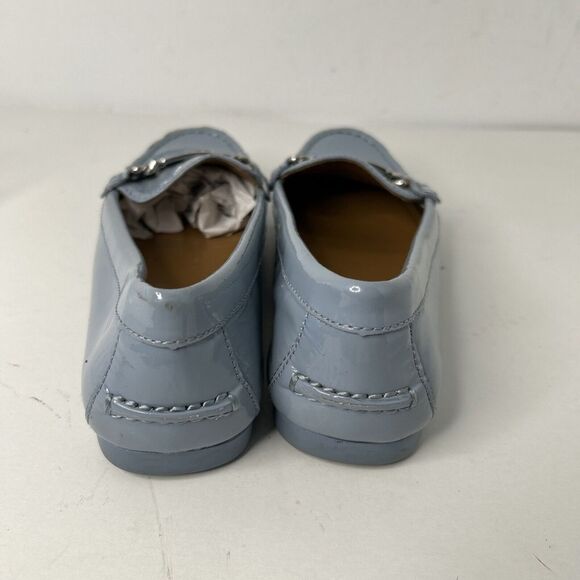 Light Blue‎ Coach Loafer 7B Paton Leather EUC - Picture 5 of 9